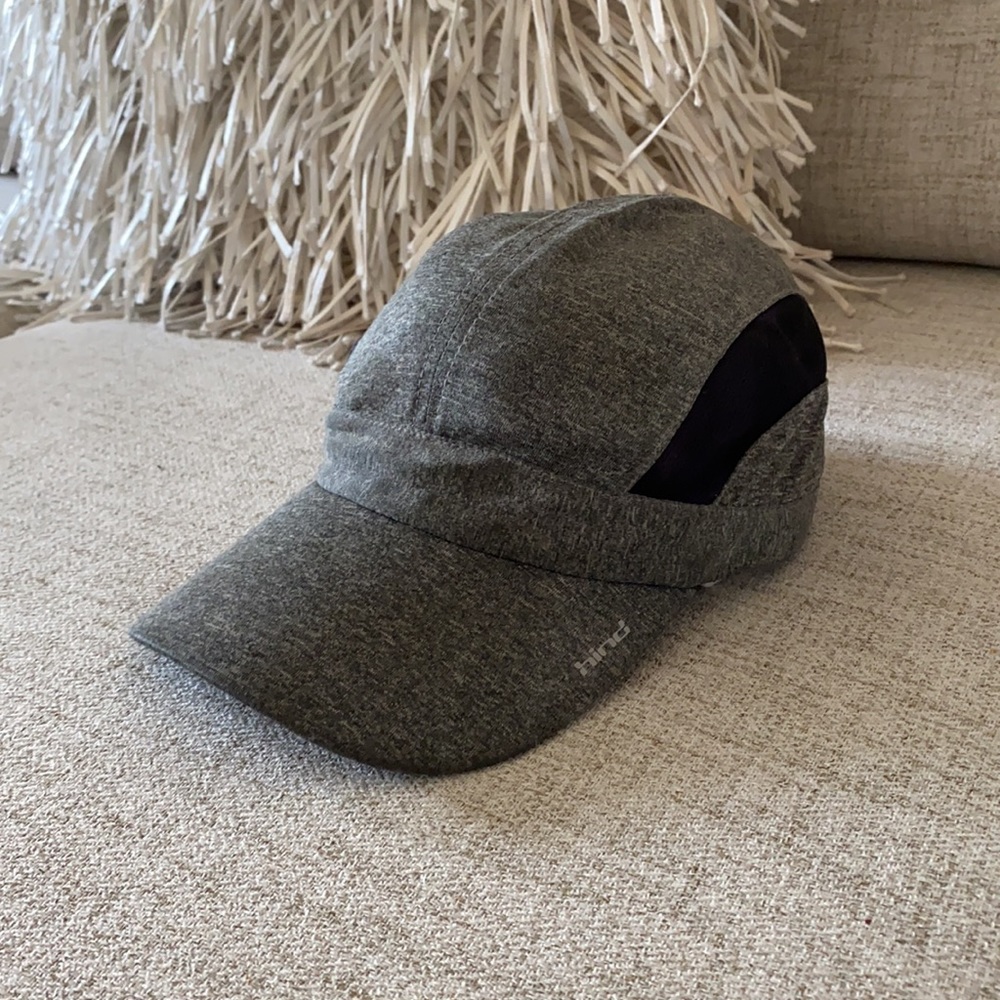 🪞 hind cool vent dry fit grey black panel active cap hat